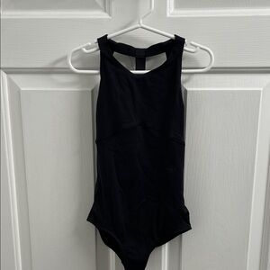 Stylish Black Kids Dance Leotard